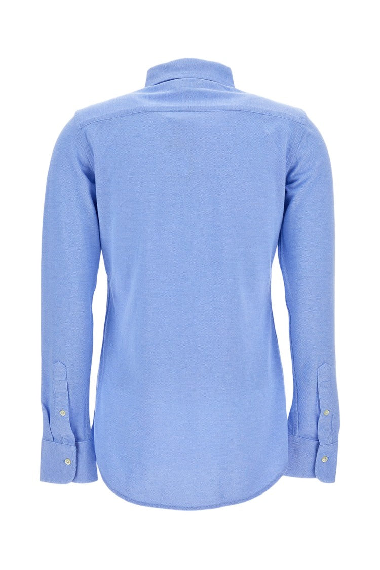 Polo Ralph Lauren Slim-Fit Cotton Button-Down Shirt With Embroidered Detail