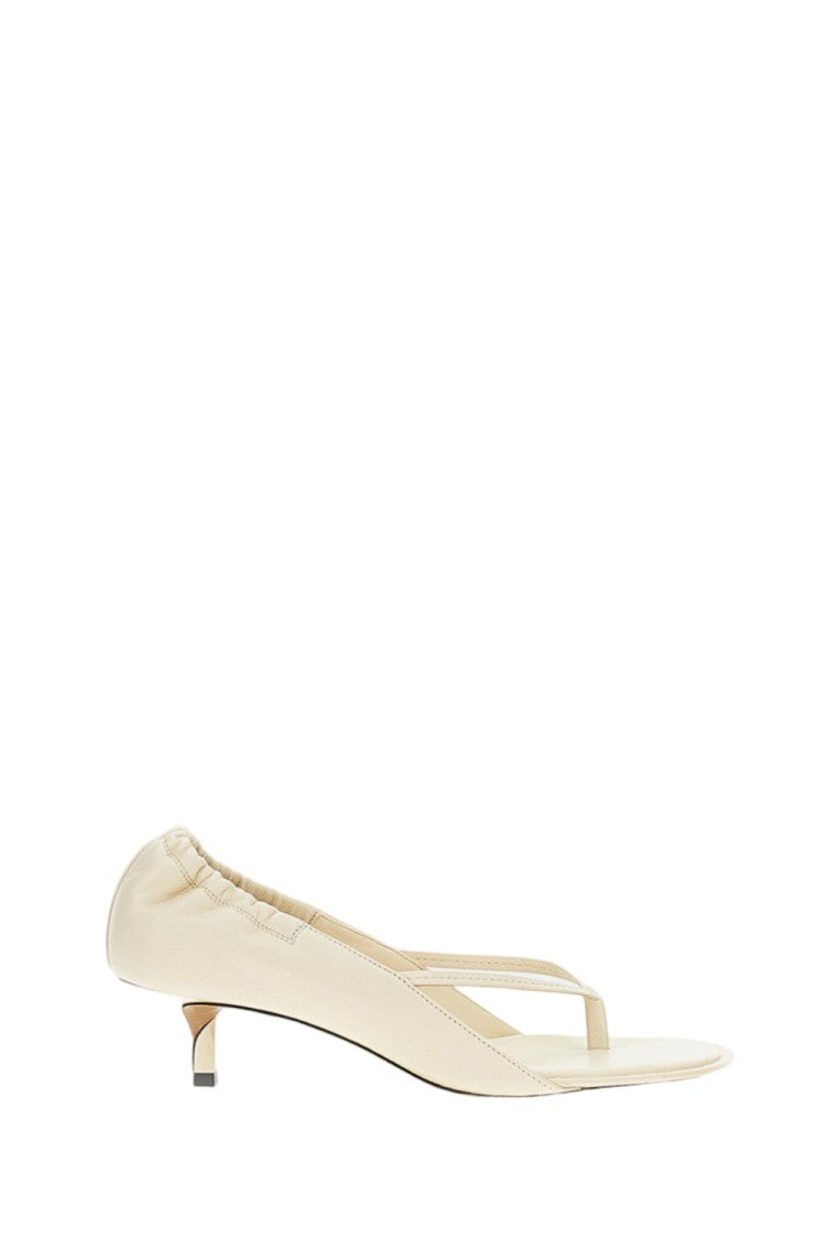 Jacquemus White Nu-Pieds B Thong Sandals