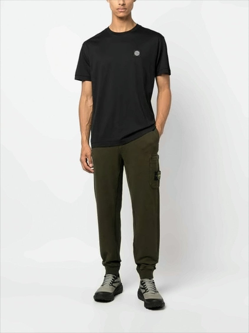 Stone Island Classic Short-Sleeve T-Shirt With Subtle Patch Logo