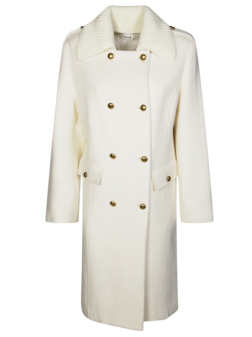 Parosh Tailored Double-Breasted Wool Coat