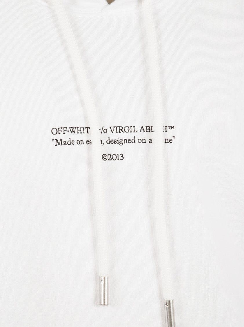 Off-White Off-White Logo Hoodie In Cotton Jersey