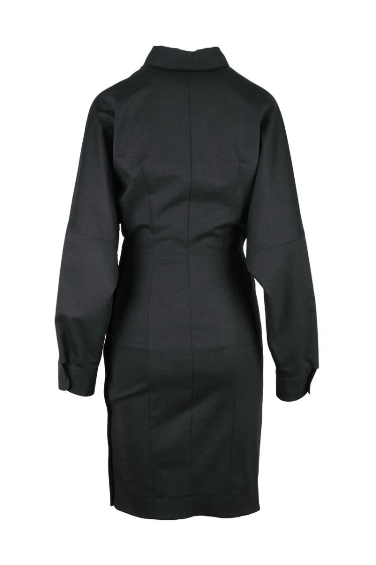 Philosophy Di Lorenzo Serafini Fitted Dress - Grey