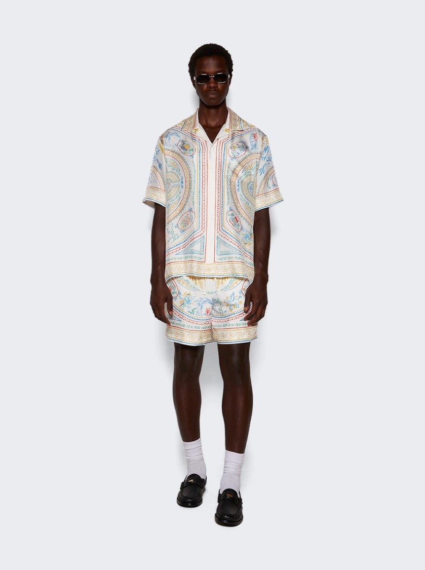 Casablanca Short Sleeve Cuban Collar Shirt Crayon Vase