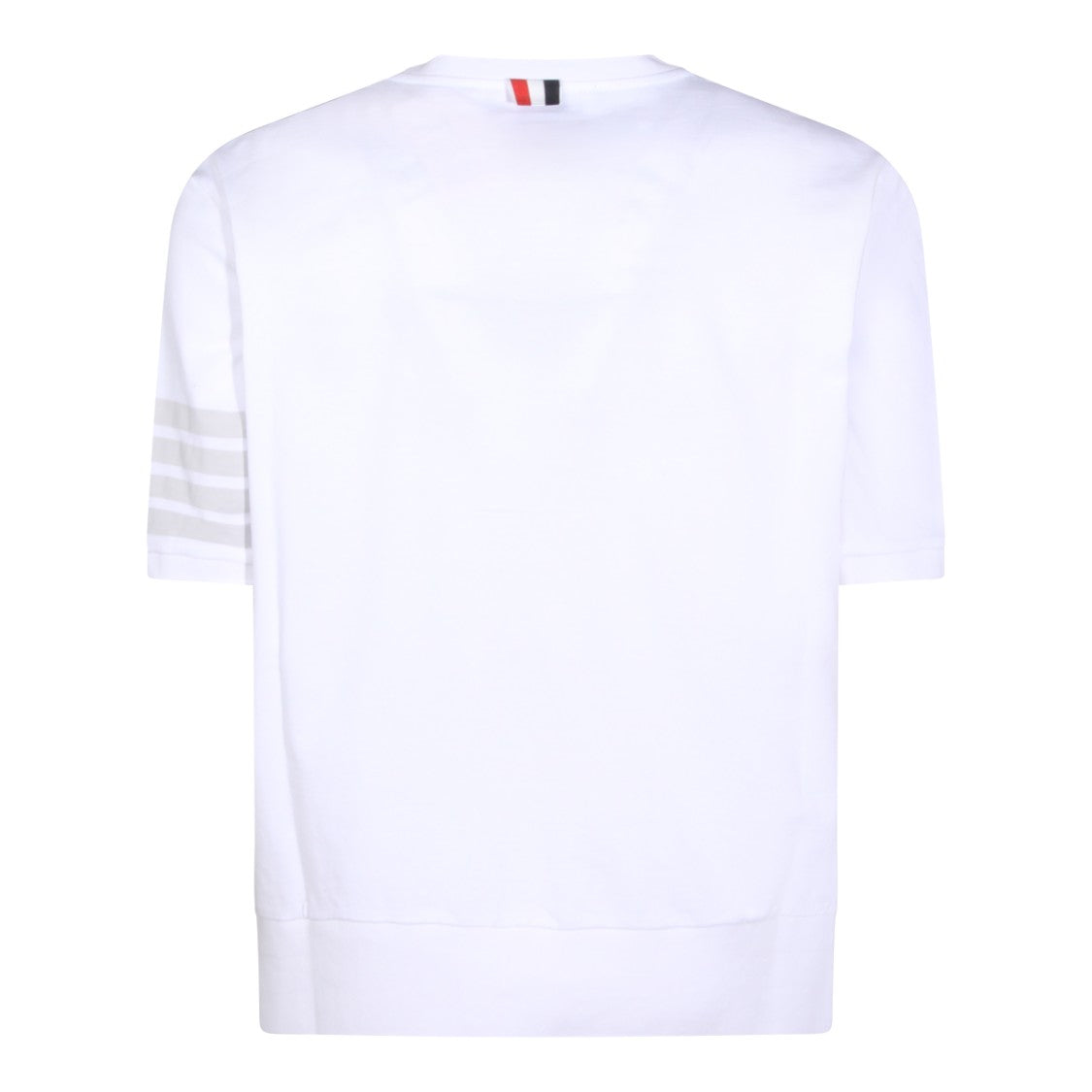 Thom Browne Classic White Four Band T-Shirt