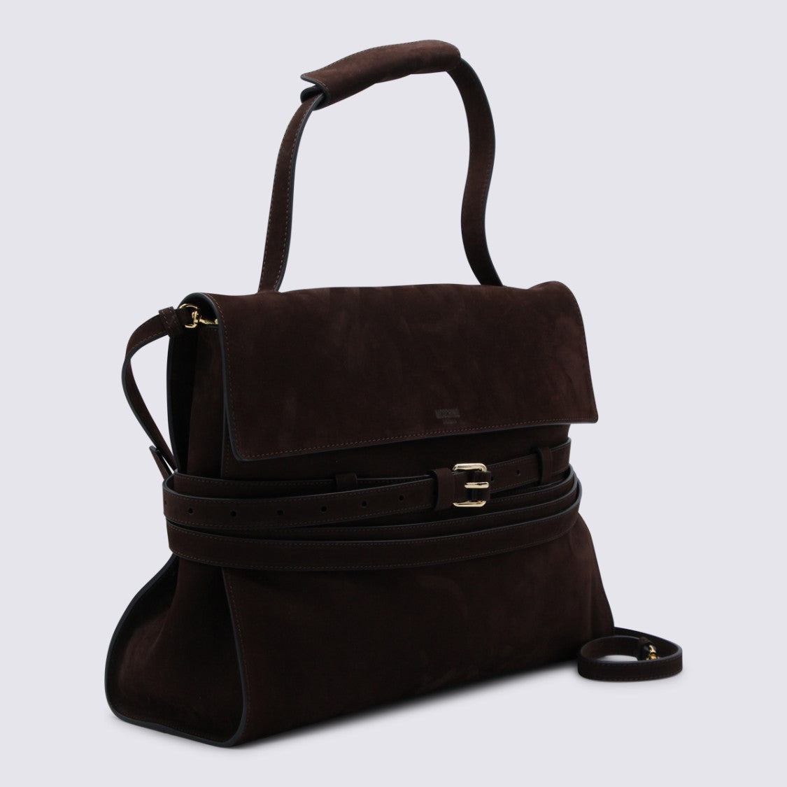 Moschino Structured Brown Bag
