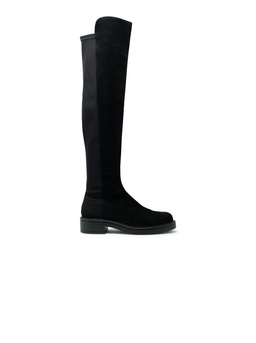 Stuart Weitzman Sm395 Black Suede 5050 Celia Boots