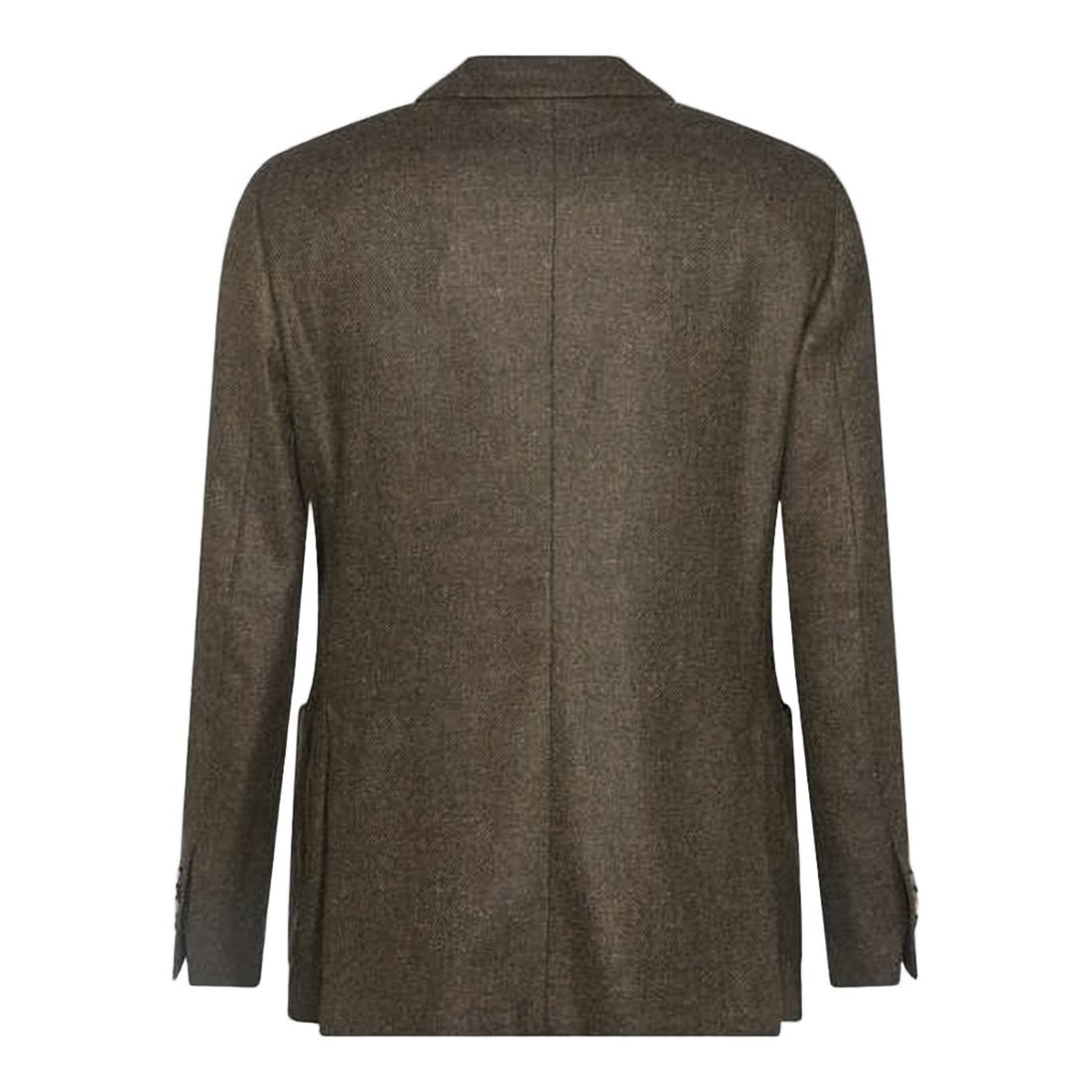 Lardini Tailored Wool-Cashmere Blend Jacket With Notched Lapel