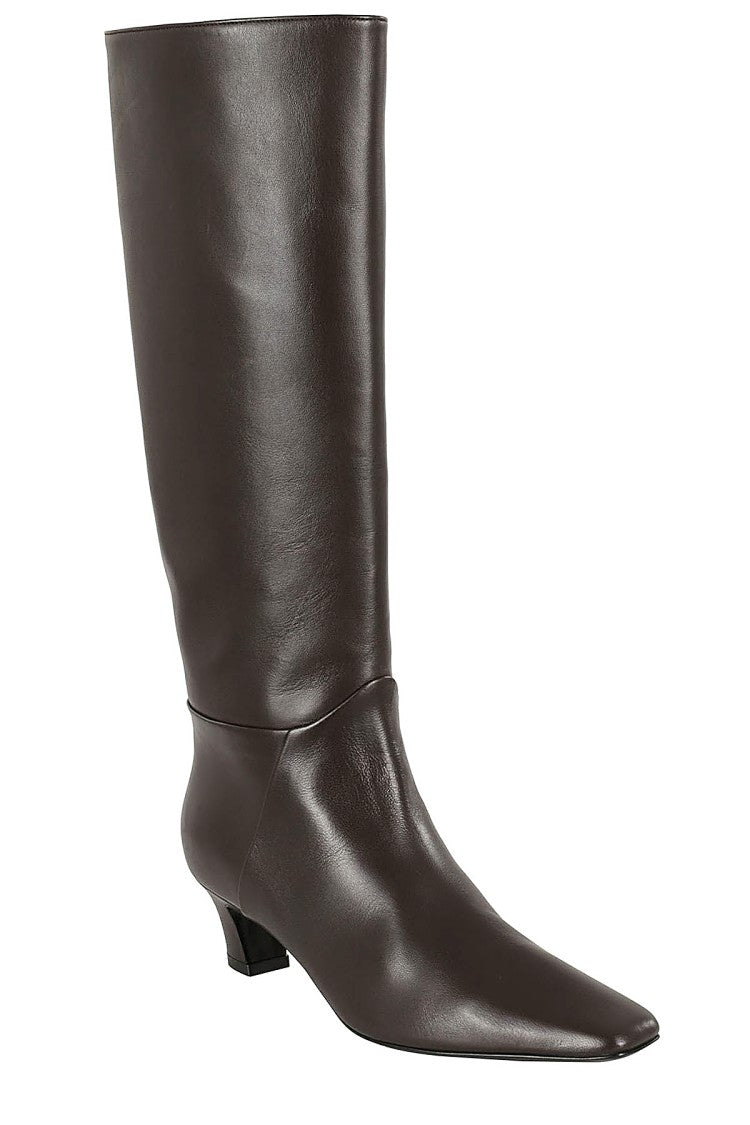 Giampaolo Viozzi High-Heeled Nappa Leather Stivale Boot
