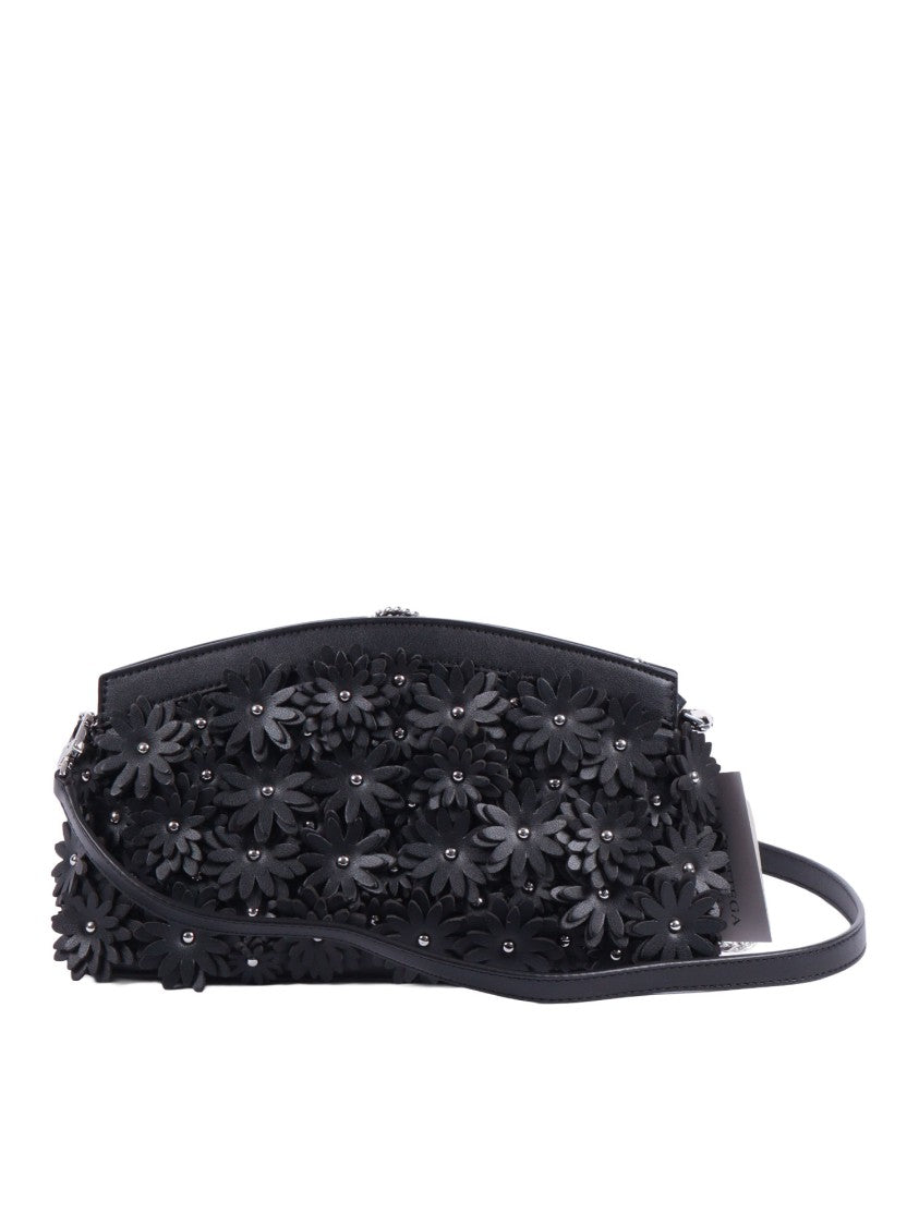 Michael Kors Floral Appliqué Dome Chain Clutch