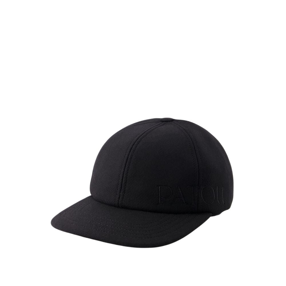 Patou Unisex Cap - Wool - Black