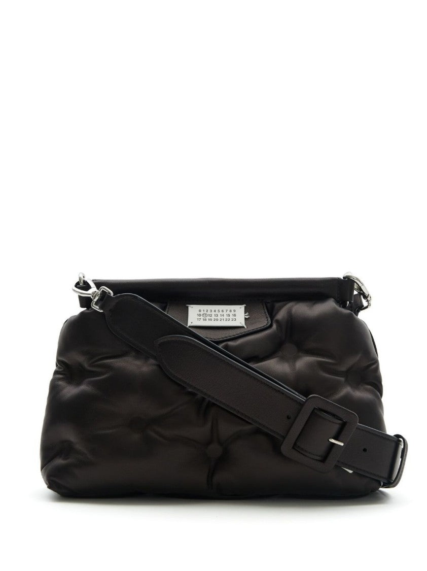 Maison Margiela Rectangular Padded Black Leather Bag