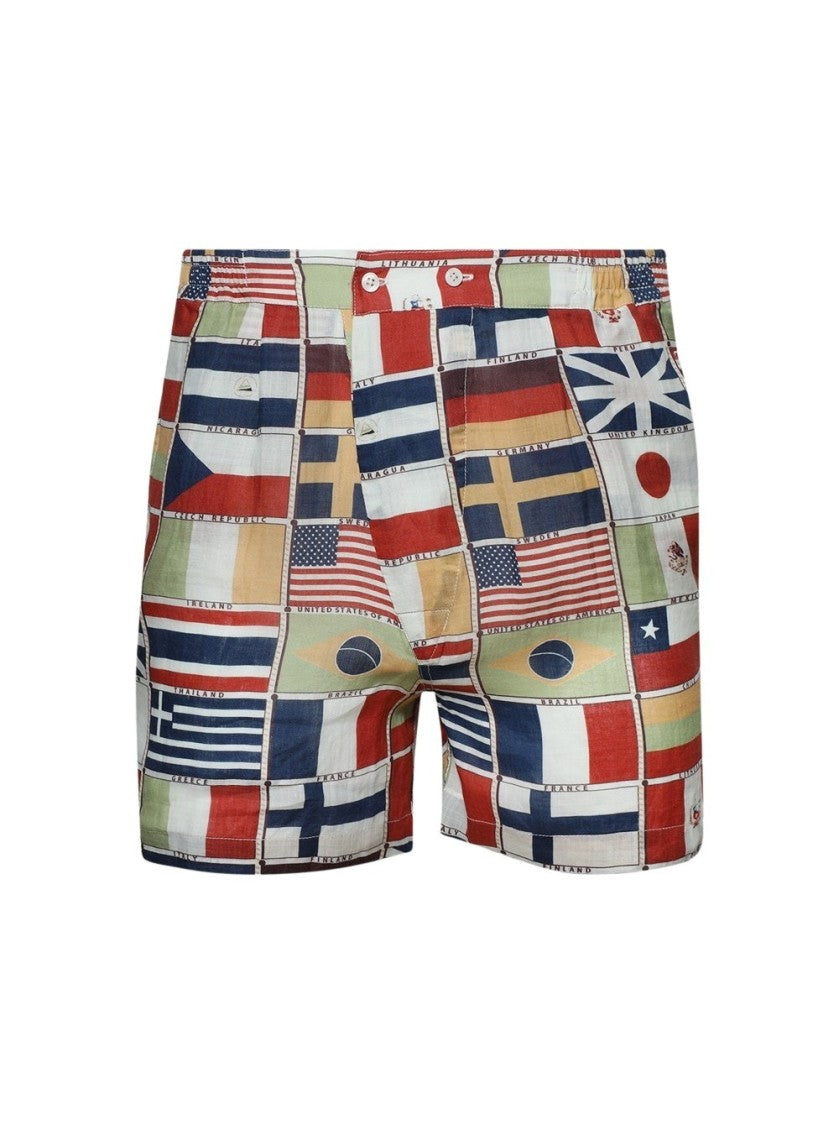 Bode Boxer Shorts International Flags
