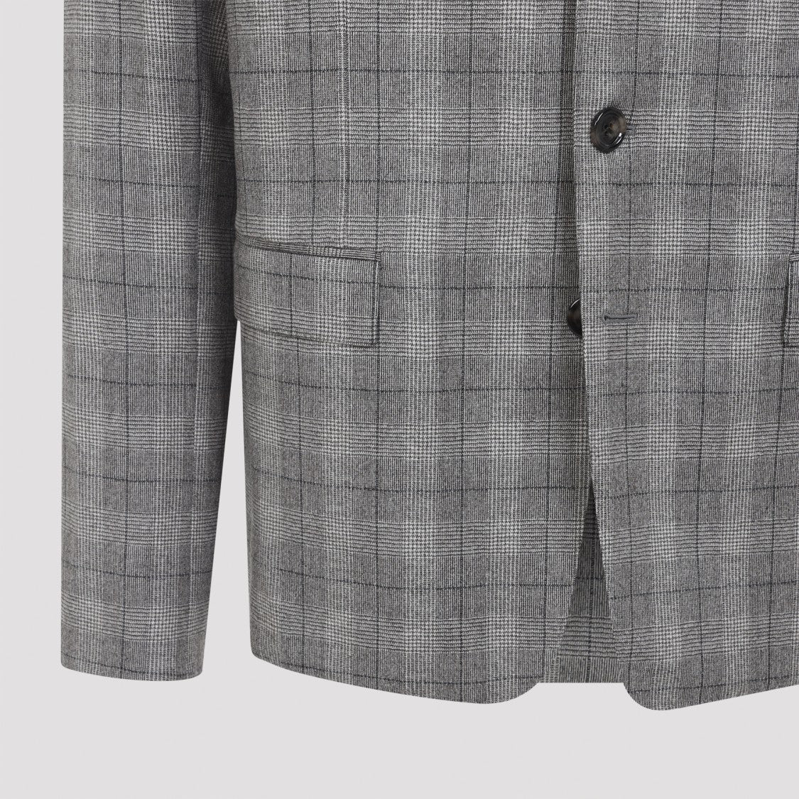 Celine Tailored Jacket With Checked Pattern