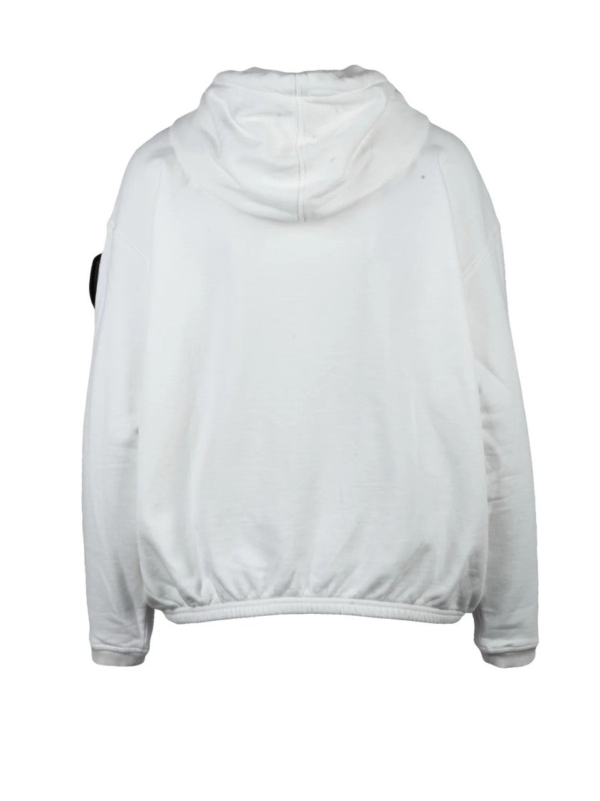 Blauer Relaxed Fit Front Zip Cotton Sweatshirt With Hood