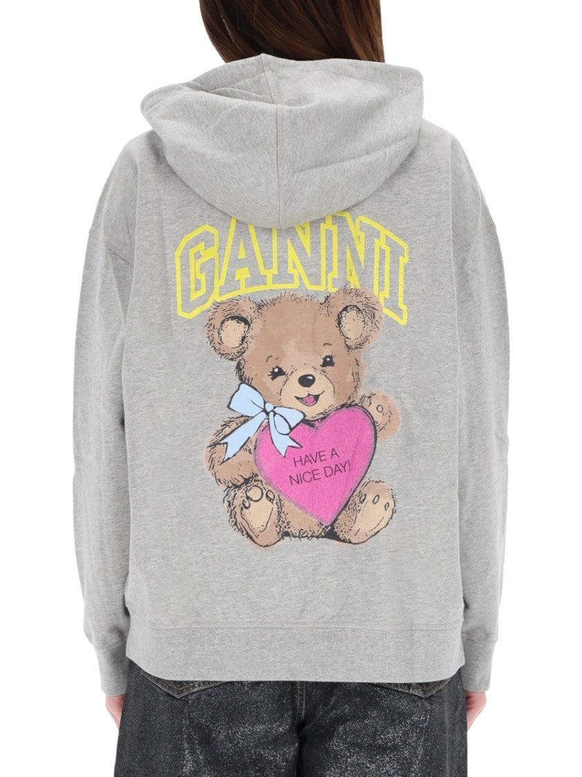 Ganni Relaxed Fit Teddy Sweatshirt