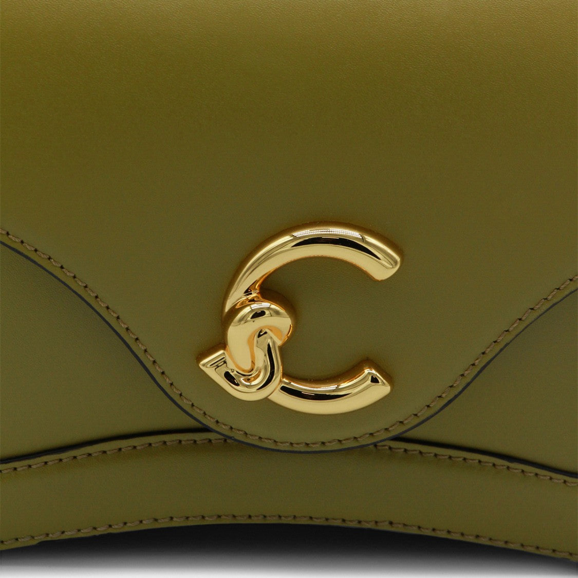 Coccinelle Structured Handbag With Curved Flap Closure