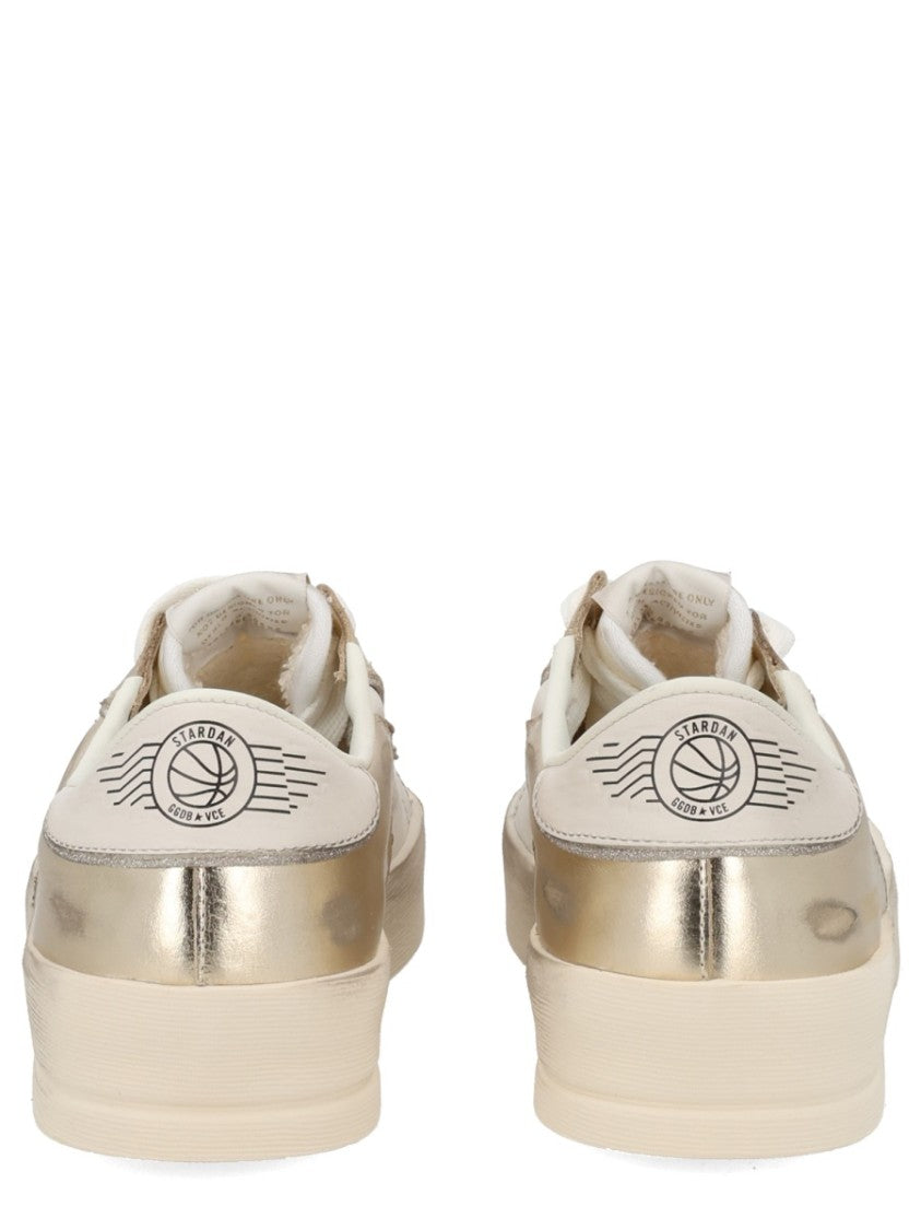 Golden Goose Stardan Star-Embellished Leather Low-Top Sneakers