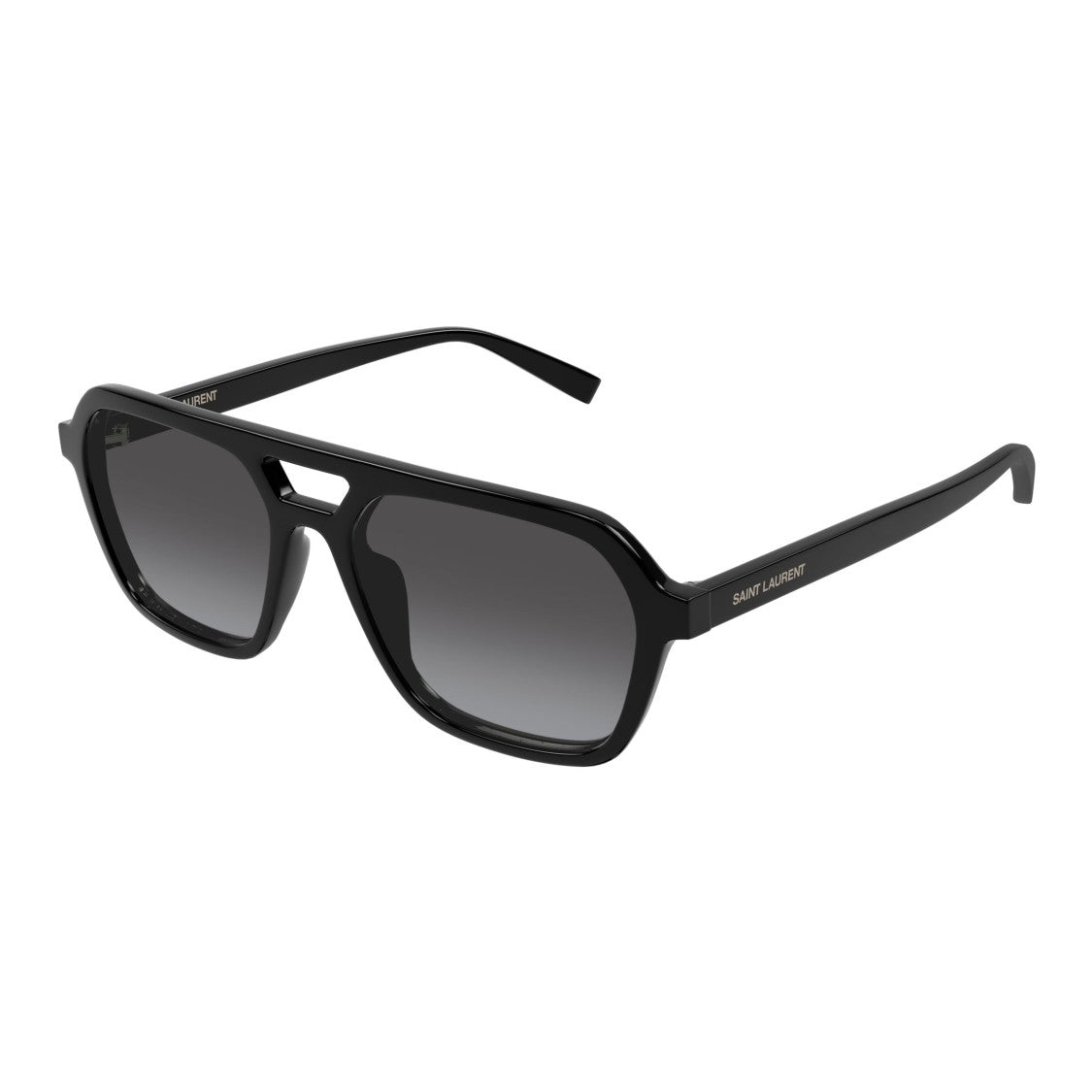 Saint Laurent Oversized Square Sunglasses With Cut-Out Bridge Detail