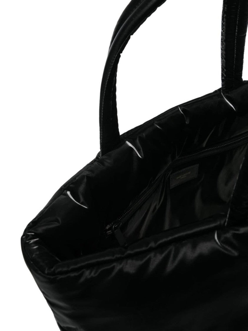 Saint Laurent Padded Black Shoulder Bag