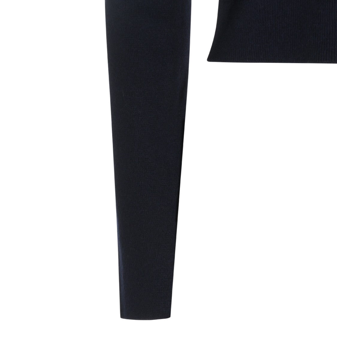 Self-Portrait Faux Fur Collar Fitted Sweater