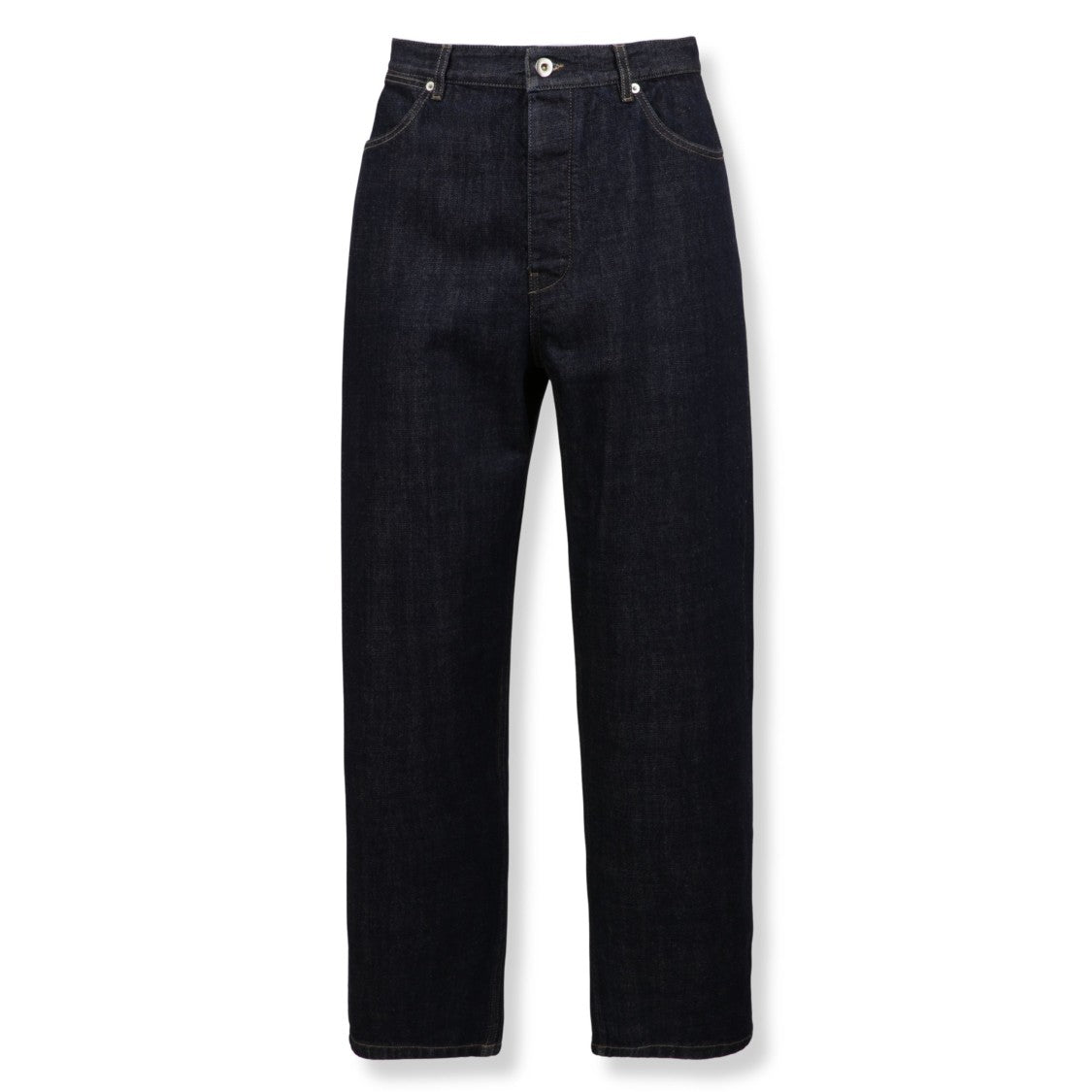 Jil Sander Straight-Leg Jeans With Logo Patch