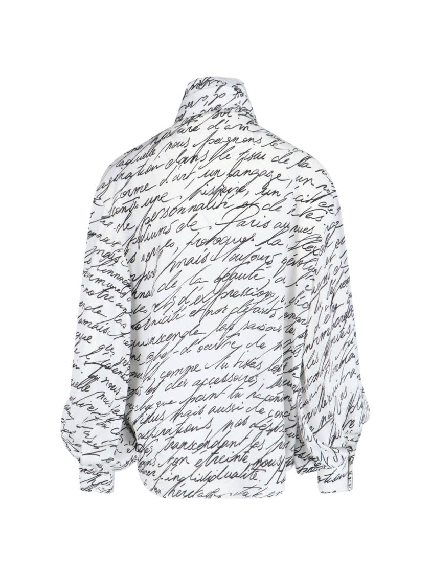 Balmain Lavallière Shirt – White