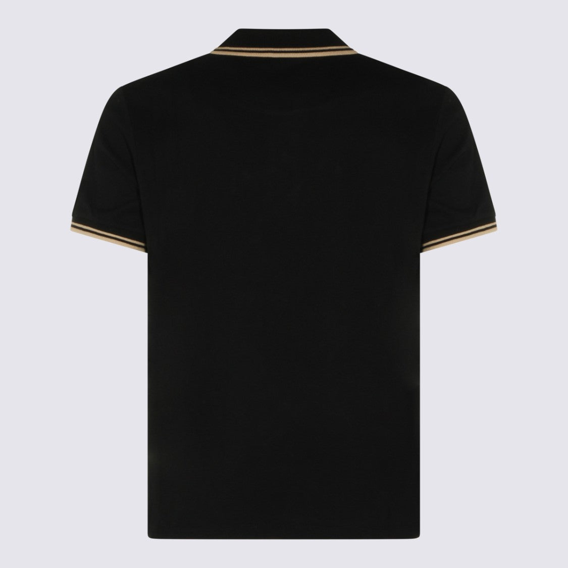 Vivienne Westwood Classic Black Polo Shirt With Ribbed Collar