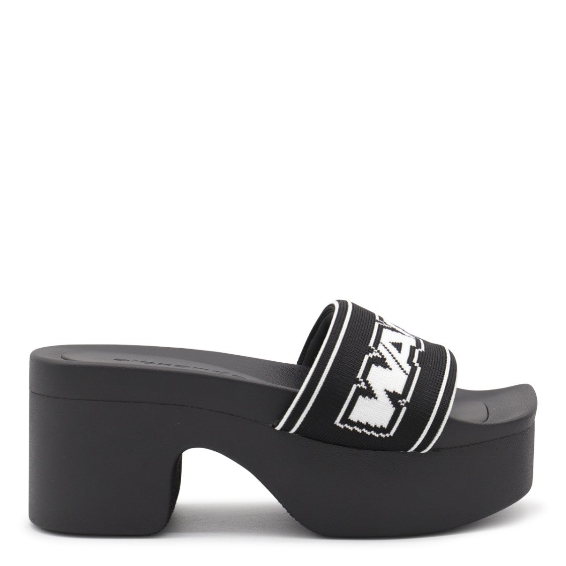 Alexander Wang Square Open Toe Platform Sandals With Heel
