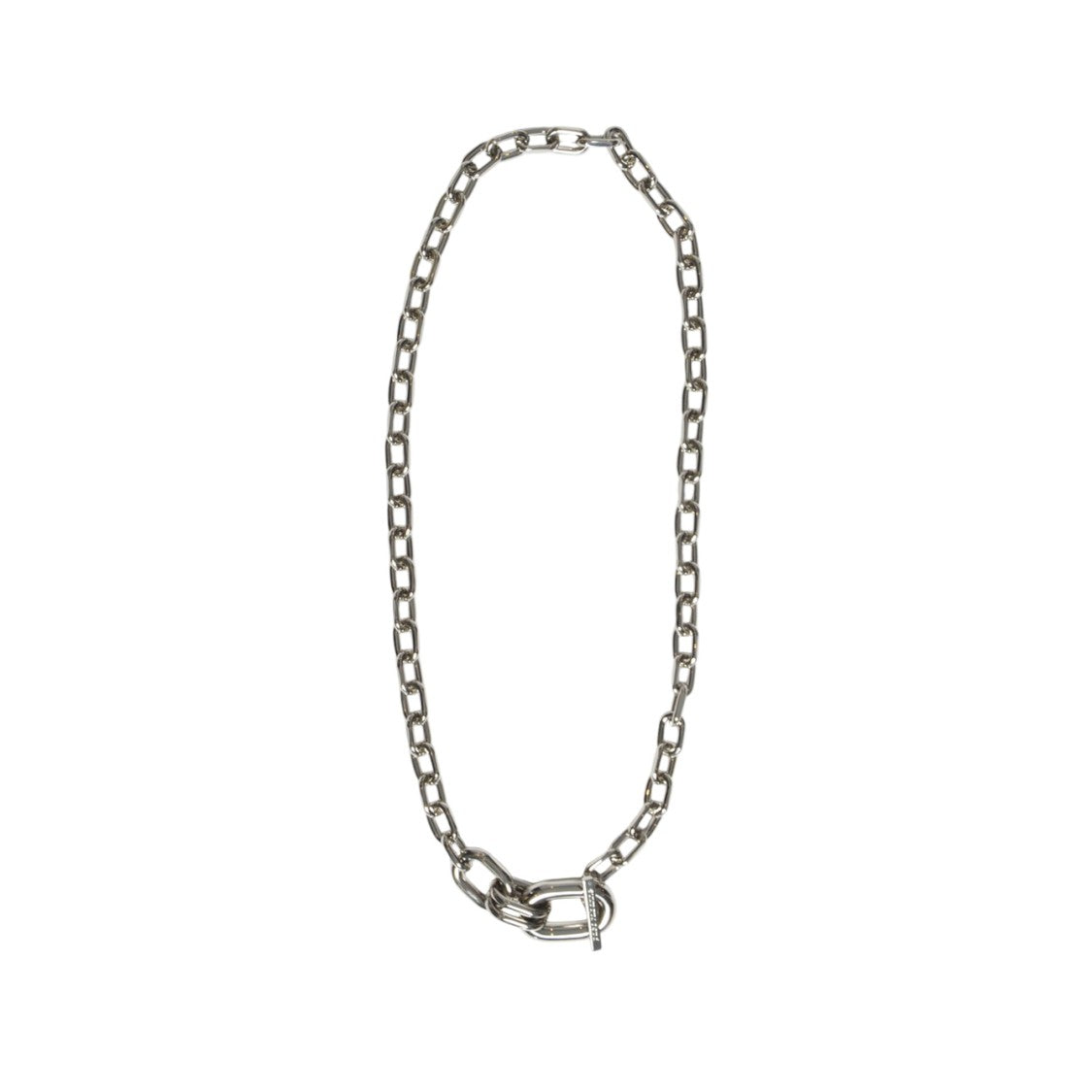 Rabanne Long Chain Necklace With Rectangular Links