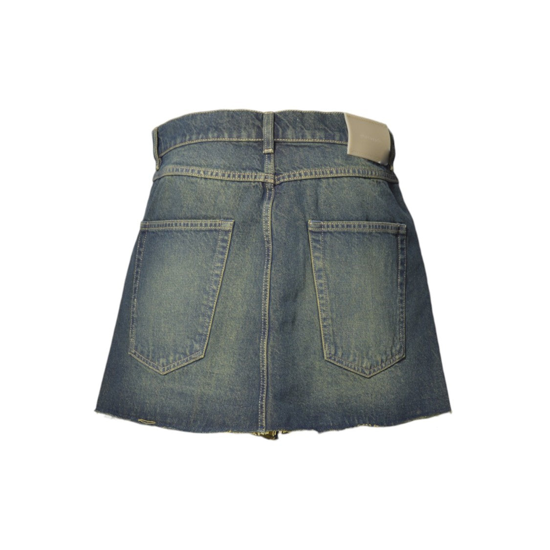 Our Legacy Minigonna Cover In Denim Vintage