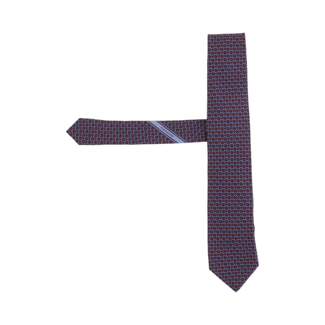 Salvatore Ferragamo Multi Geometric Patterned Silk Tie