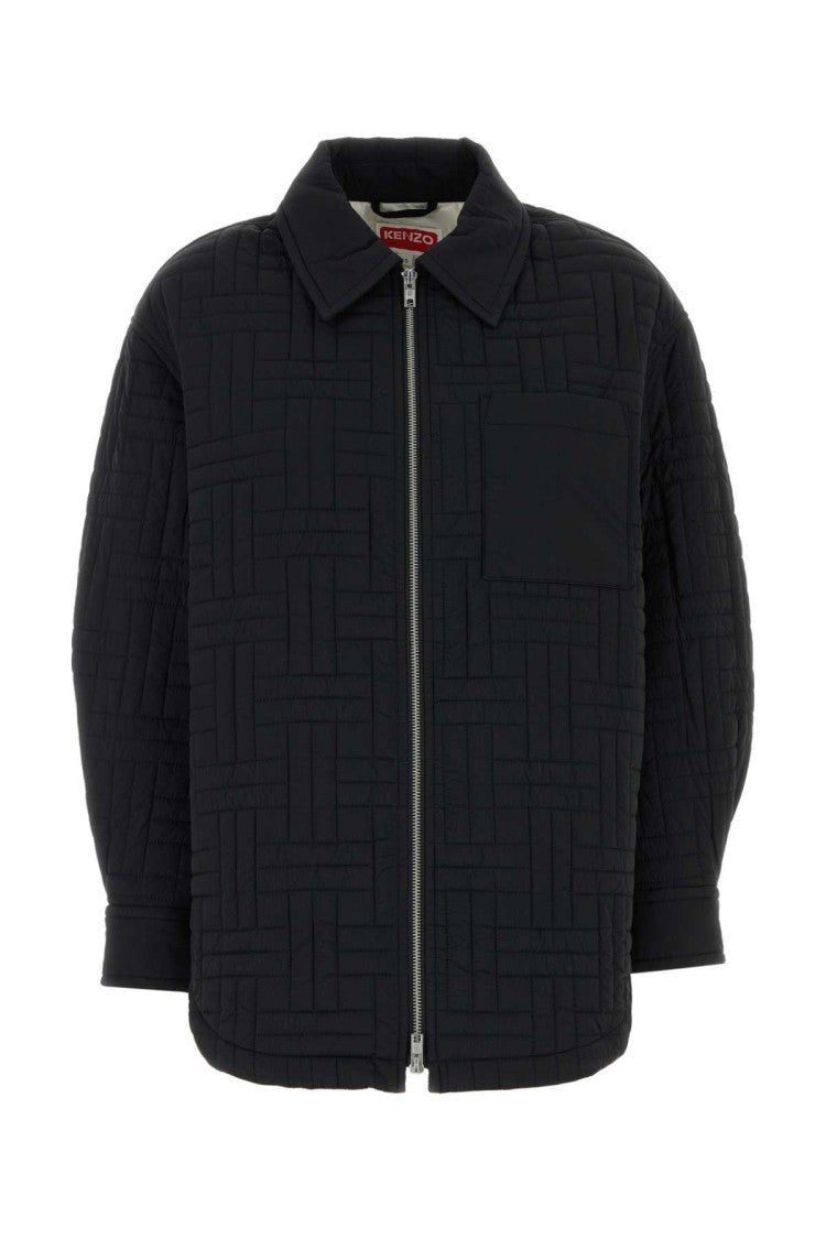 Kenzo Black Nylon Oversize Jacket