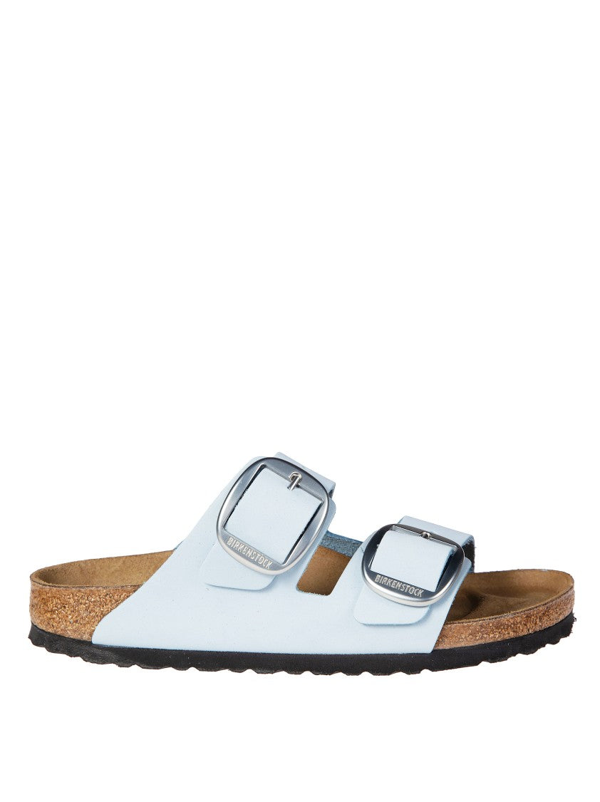 Birkenstock White Arizona Big Buckle Sandals