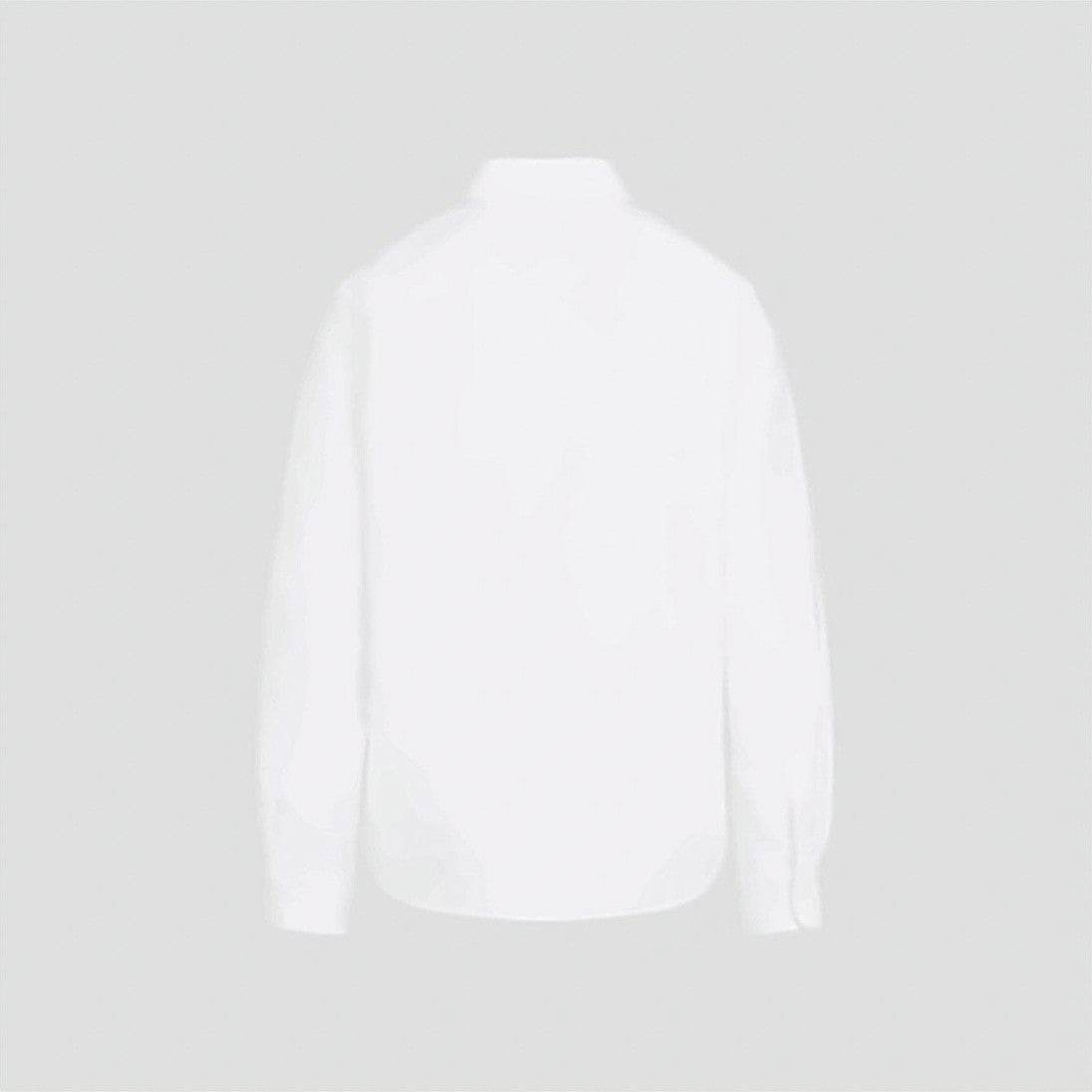 Ami Paris Long-Sleeve White Cotton Shirt