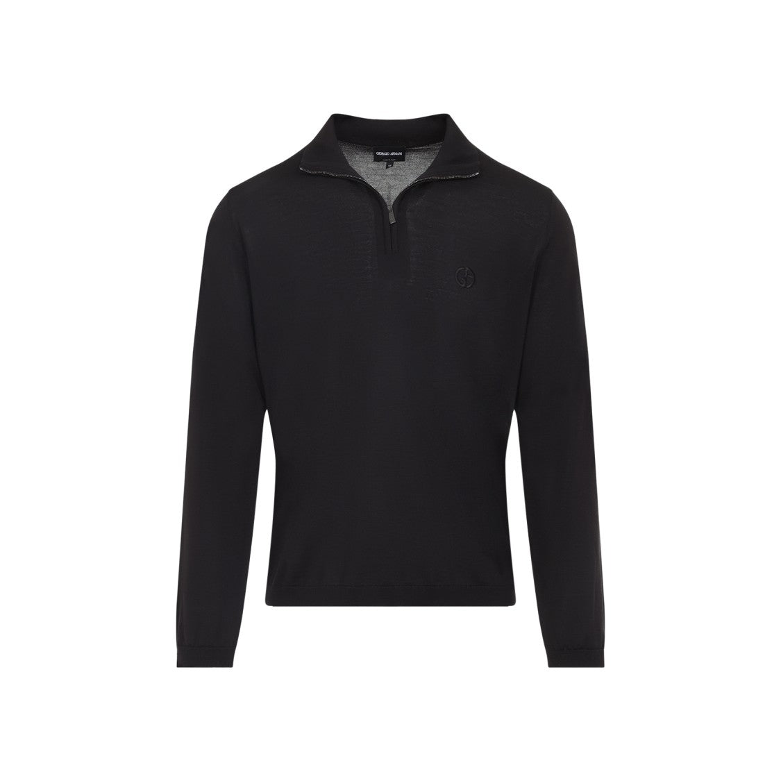 Giorgio Armani Mahogany Brown Virgin Wool Sweater