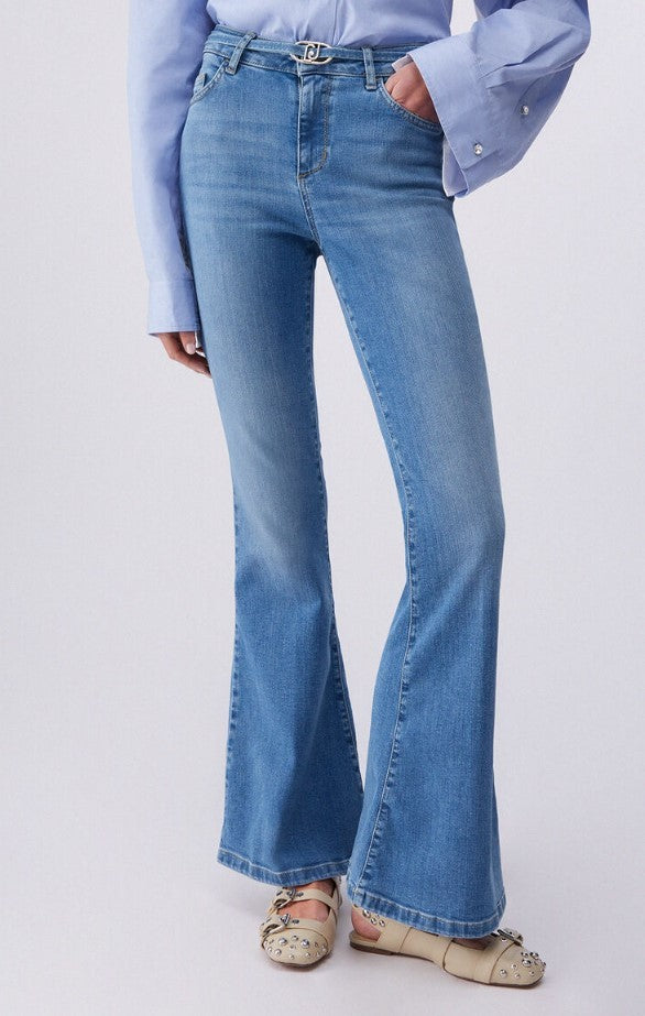 Liu Jo Bootcut Jeans With High Waist And Flared Design