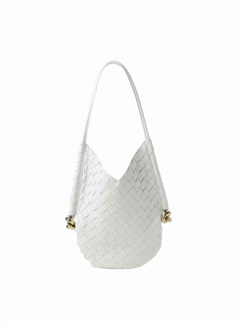 Bottega Veneta Woven Lambskin Shoulder Bag