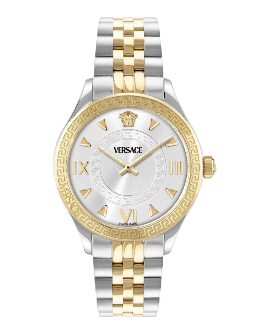 Versace Hellenyium Bracelet Watch With Two-Tone Case