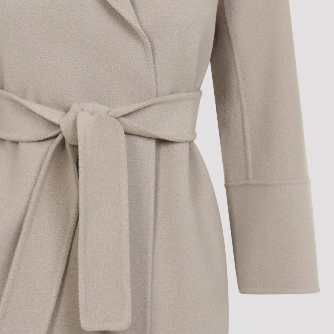 Max Mara Virgin Wool Coat In Nude & Neutrals