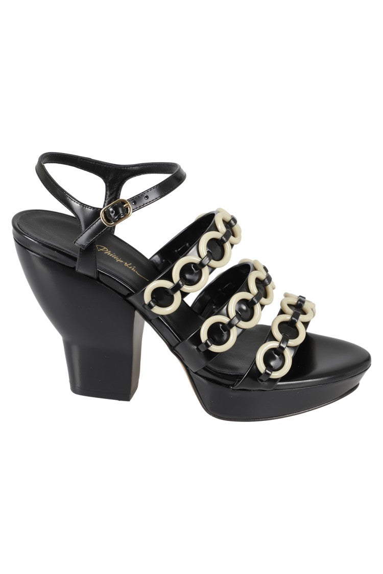 3.1 Phillip Lim Salma Black Leather Sandal