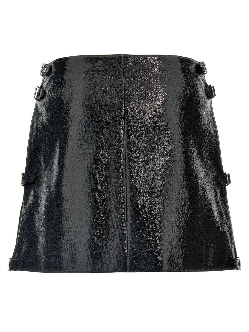 Courrèges Mini Multi Sangle Vinyl' Skirt