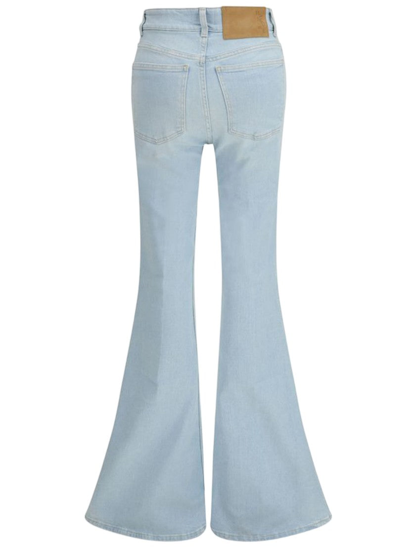 Haikure Flared Jeans In Stretch Cotton Blend