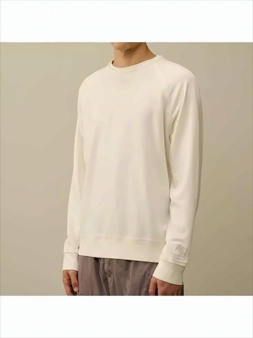 C.P. Company Minimalist Crewneck Sweatshirt With Subtle Branding
