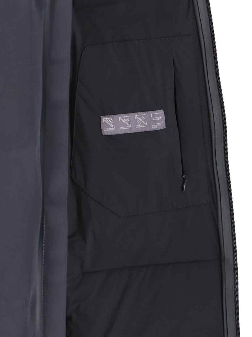 Herno Black Chelsea Nylon Quilted Hooded Down Jacket