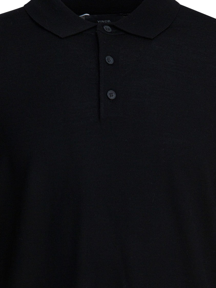 Vince Merino Wool Polo Shirt