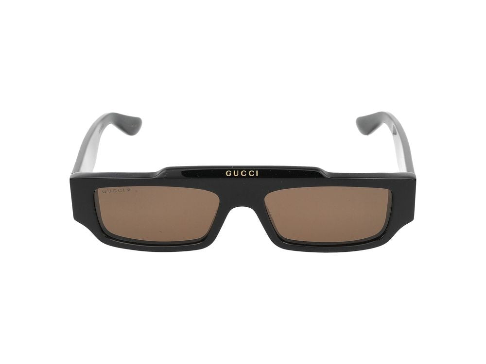 Gucci Sunglasses Gucci Gg1592s 005 Black Black Brown 55/17/145