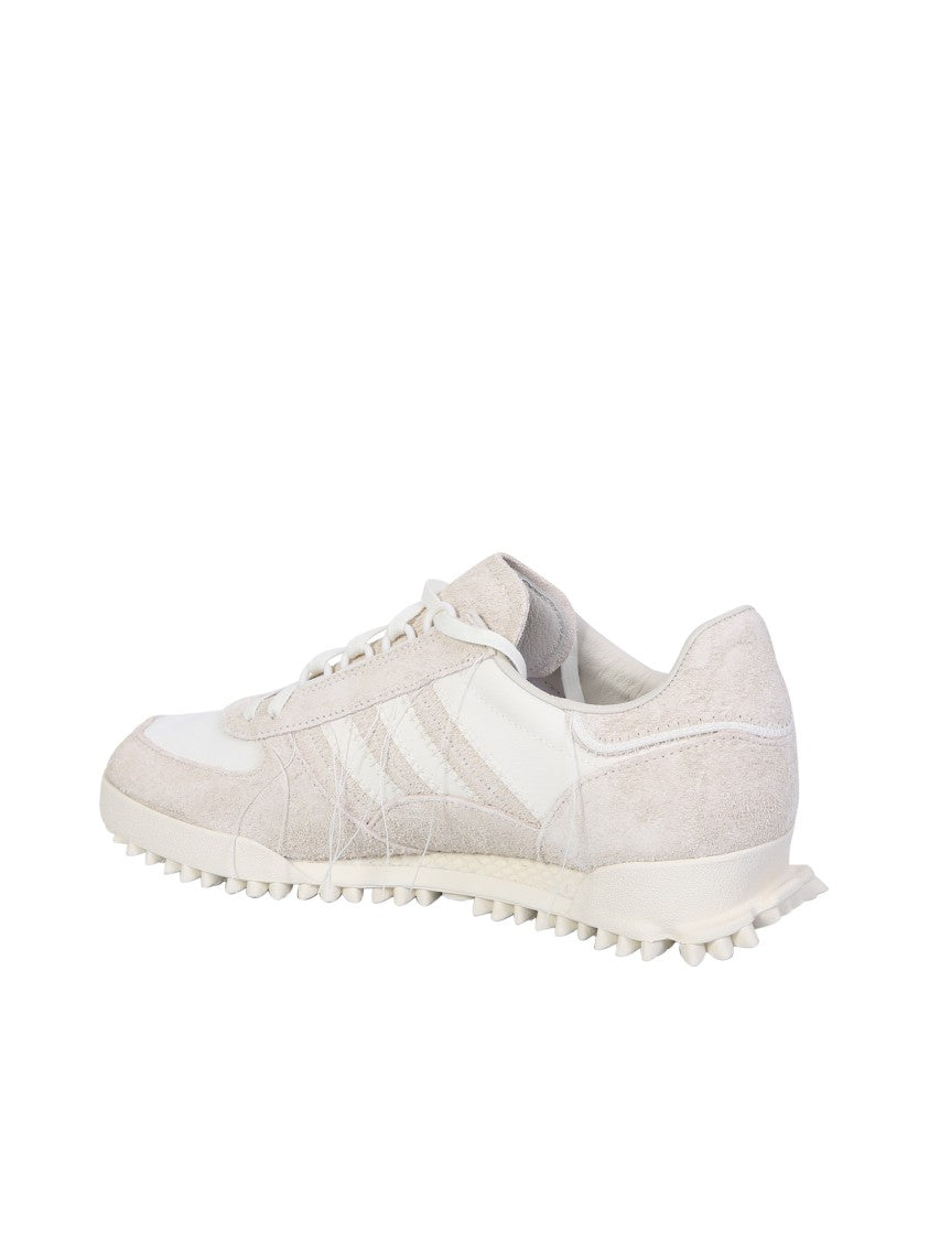 Adidas White Classic Round Toe Sneakers