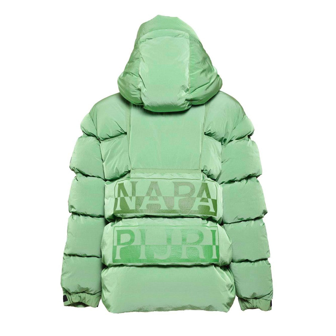 Napapijri Hyper Puffer Down Jacket - Green Nylon