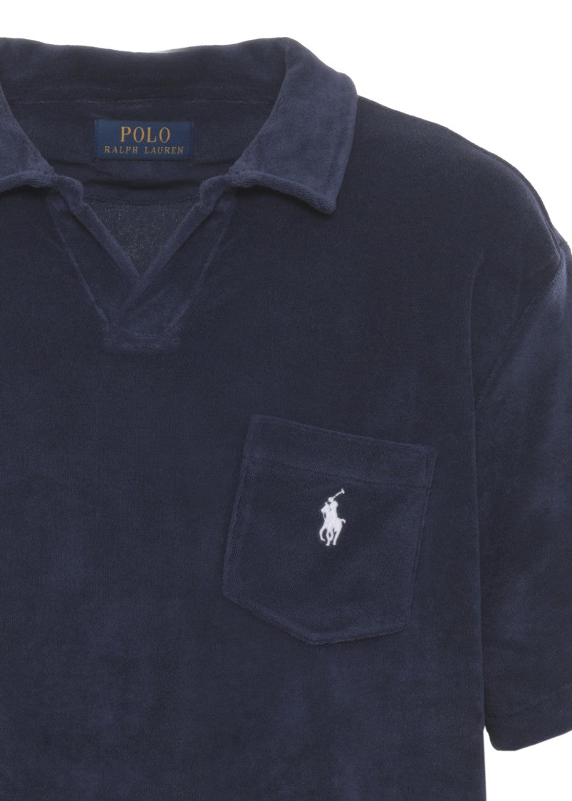 Polo Ralph Lauren Blue Pony Cotton Polo Shirt