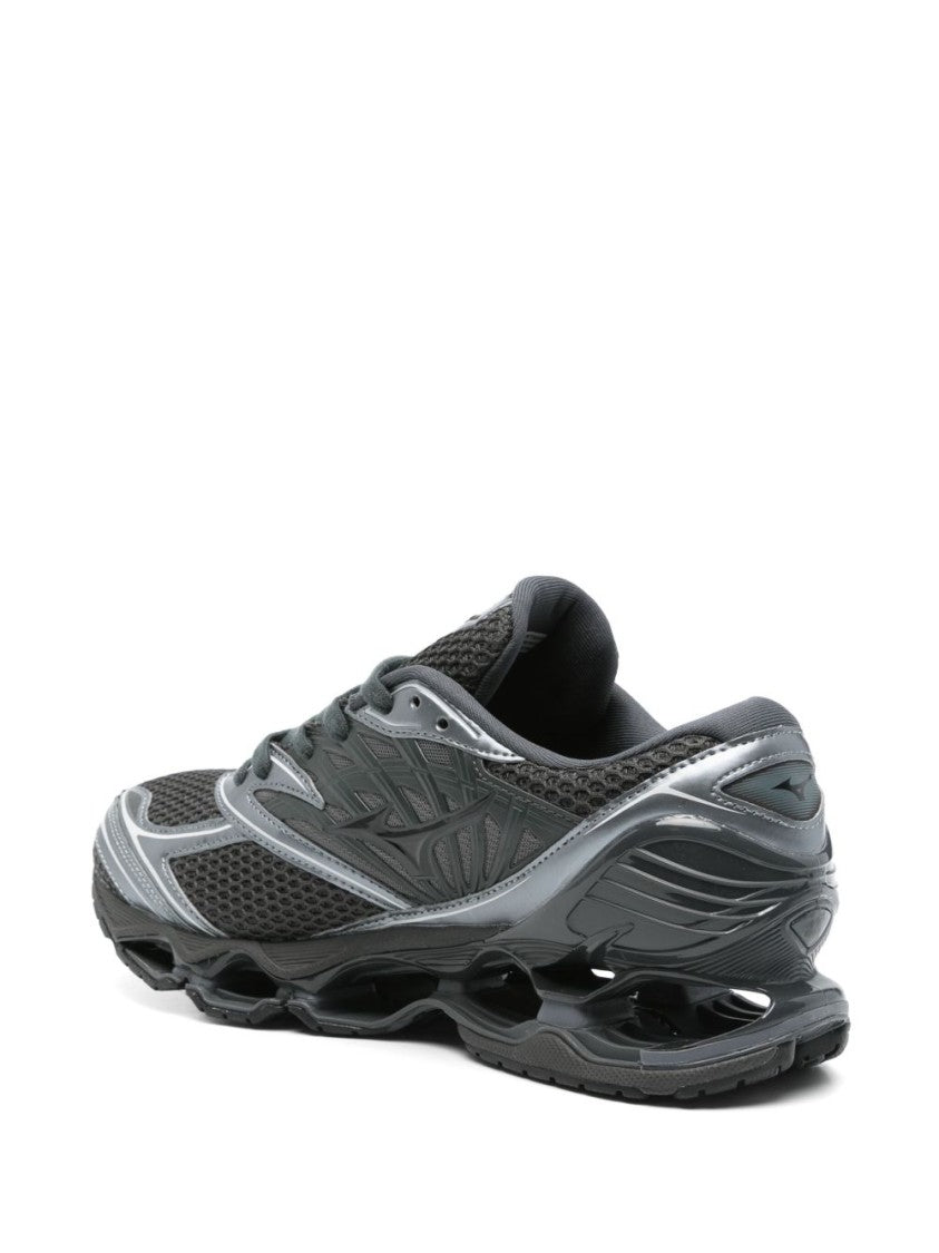 Mizuno Futuristic Black Mesh Sneakers